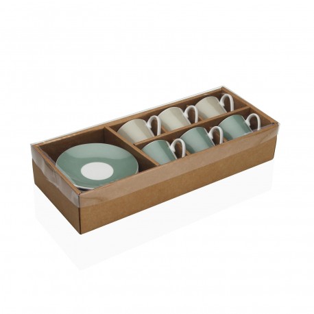 CONJUNTO 6 CAFÉ/PRATO LILINOE
