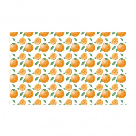 TAPETE COZINHA LARANJAS 50X80