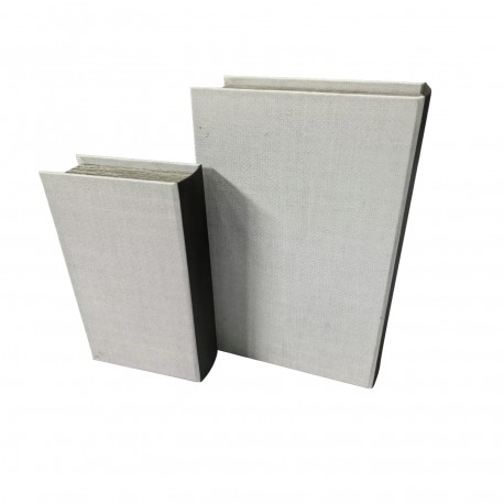 CONJUNTO 2 LIVROS DECORATIVOS GAIA