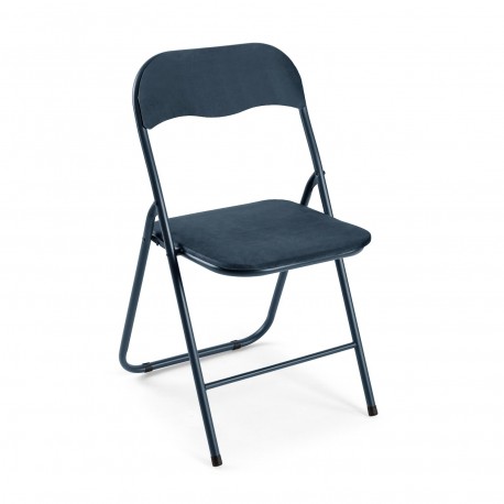 SILLA PLEGABLE TORA AZUL