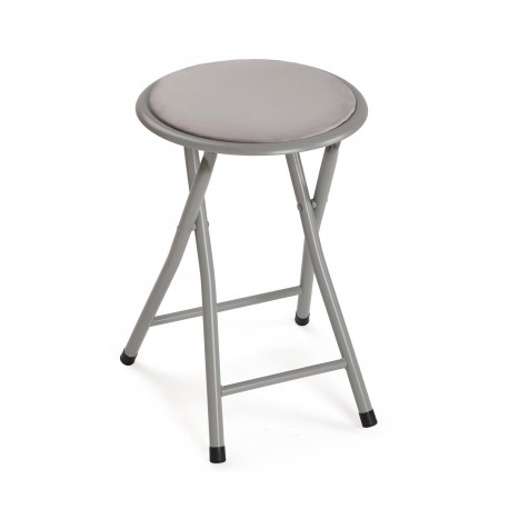 TABURETE PLEGABLE TOBY GRIS