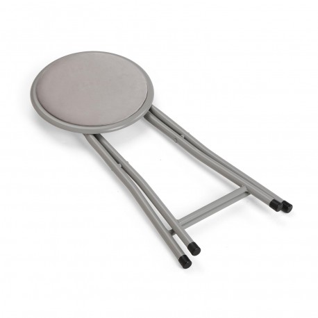 TABURETE PLEGABLE TOBY GRIS