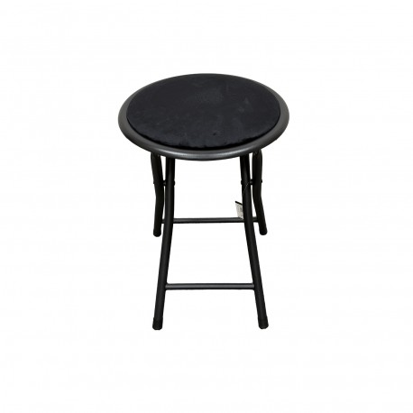 TABURETE PLEGABLE TOBY NEGRO