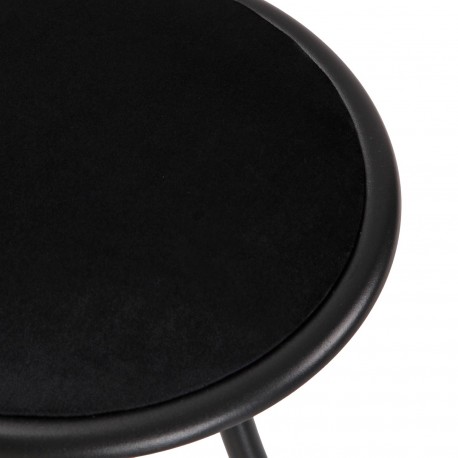 TABURETE PLEGABLE TOBY NEGRO