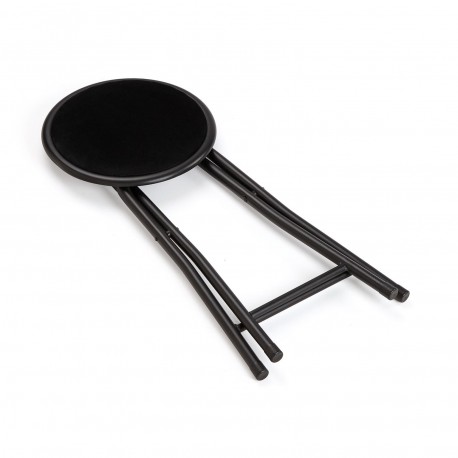 TABURETE PLEGABLE TOBY NEGRO