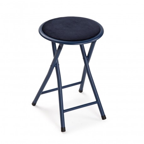 TABURETE PLEGABLE TOBY AZUL