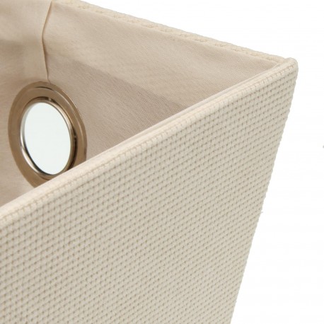 CESTA RETANGULAR CREME