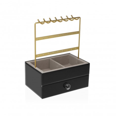 JOALHEIRO DOURADO BASE MADEIRA PRETA