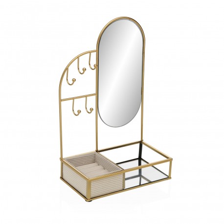JOALHEIRO ESPELHO LATERAL BASE CRISTAL