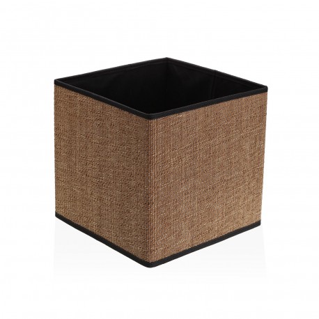 CESTA QUADRADA DOBRÁVEL PRETA