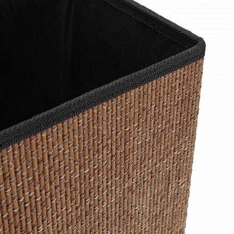 CESTA QUADRADA DOBRÁVEL PRETA