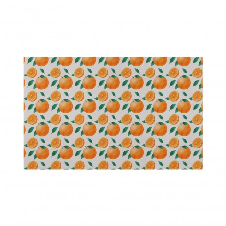 TAPETE COZINHA LARANJAS 50X80