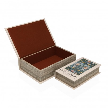 CONJUNTO 2 LIVROS DECORATIVOS JARDIM