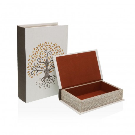 CONJUNTO 2 LIVROS DECORATIVOS GAIA