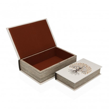 CONJUNTO 2 LIVROS DECORATIVOS GAIA