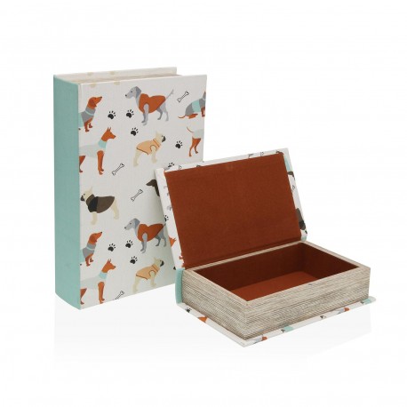 CONJUNTO 2 LIVROS DECORATIVOS AMICO
